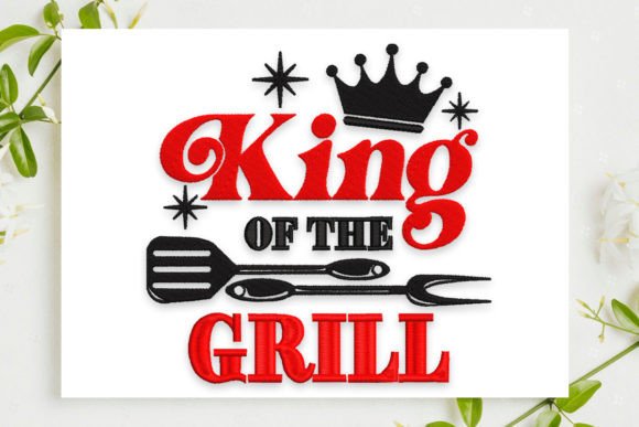 Barbecue Quotes Embroidery Design