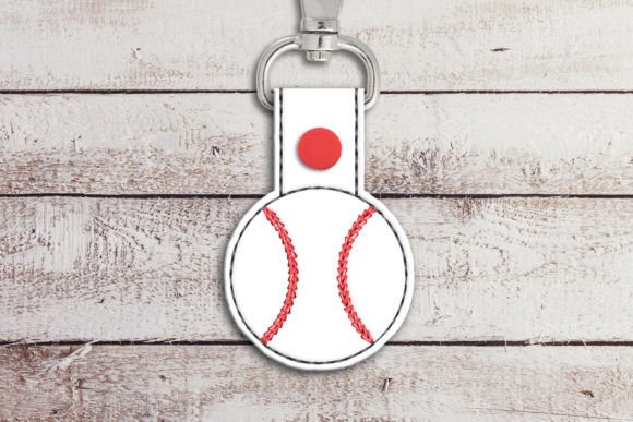Baseball ITH Key Fob Applique Review
